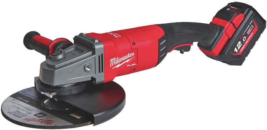 Акумуляторна кутова шліфувальна машина Milwaukee M18 FLAG230XPDB-121C (4933464115) від компанії Компанія Єлектромотор - фото 1