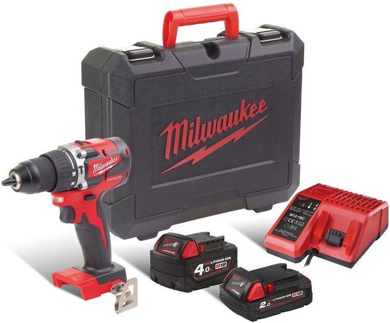 Акумуляторний ударний дриль-шуруповерт Milwaukee M18 CBLPD-422C (4933472116) від компанії Компанія Єлектромотор - фото 1