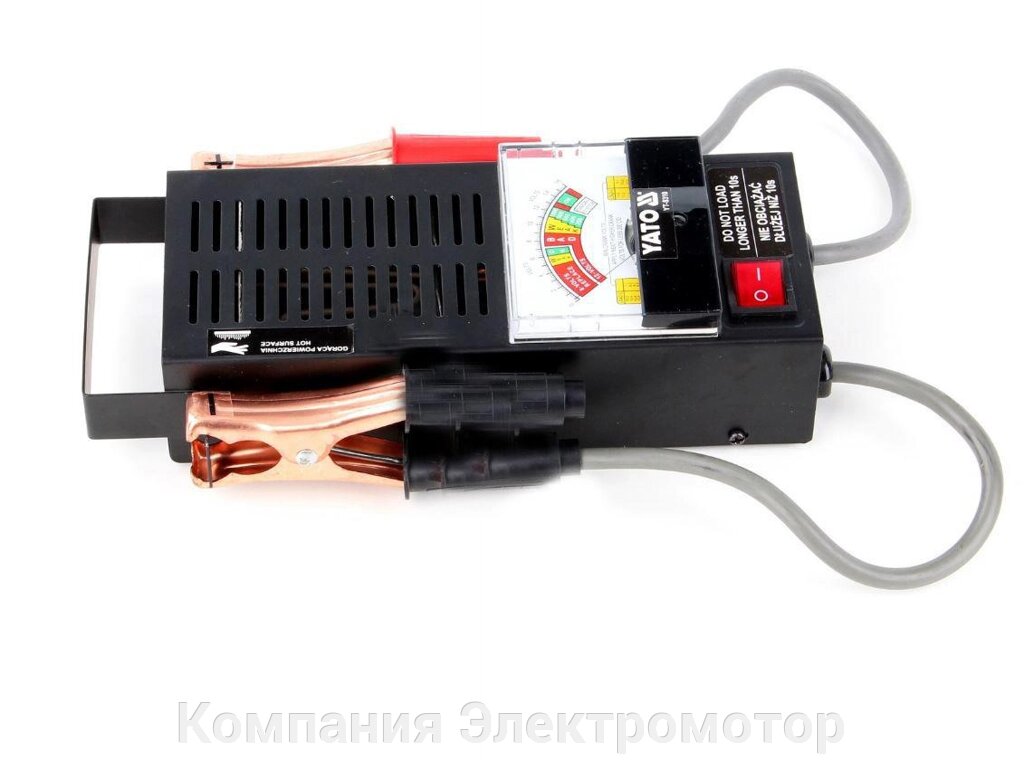 Аналоговий акумуляторний тестер YATO YT-8310 від компанії Компанія Єлектромотор - фото 1