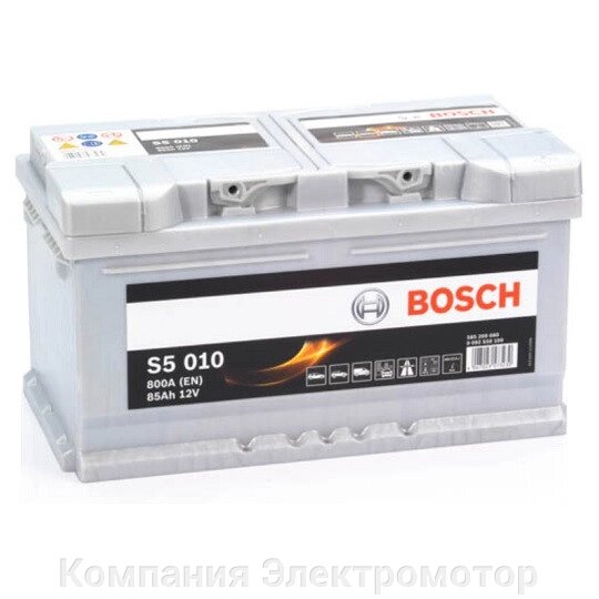 Автомобільний акумулятор bosch s5 6СТ-85 silver plus від компанії Компанія Єлектромотор - фото 1