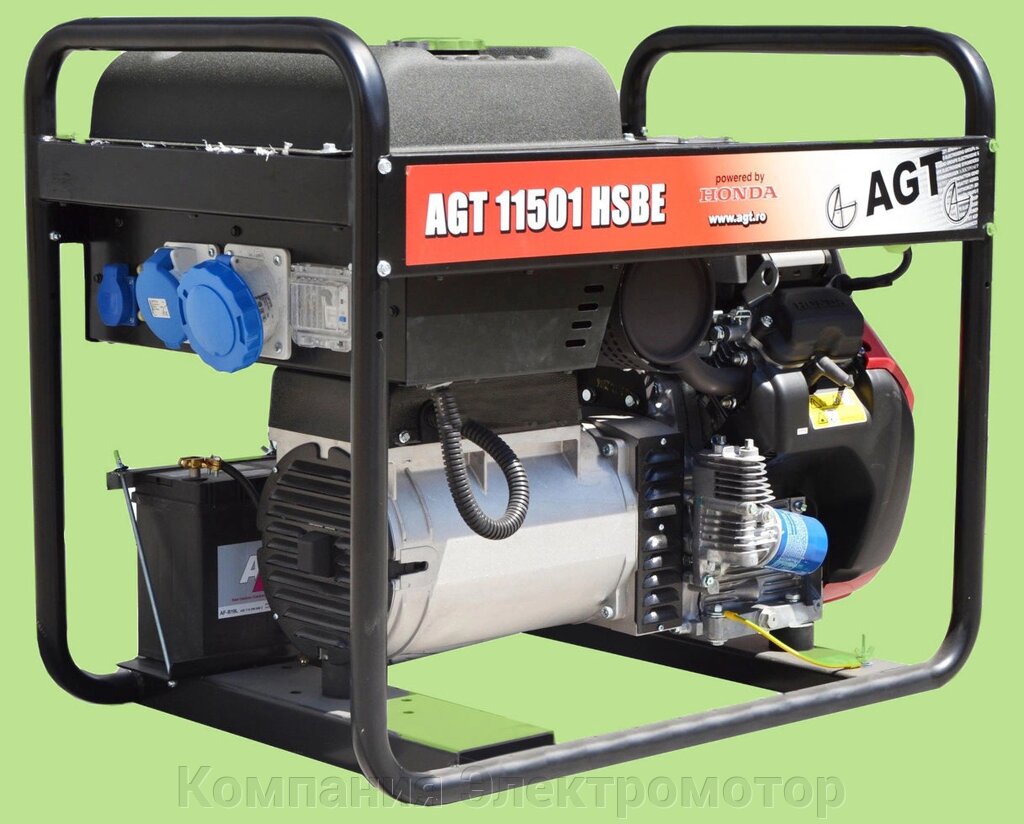 Бензиновий генератор AGT 11501 HSBE R16 AVR від компанії Компанія Єлектромотор - фото 1