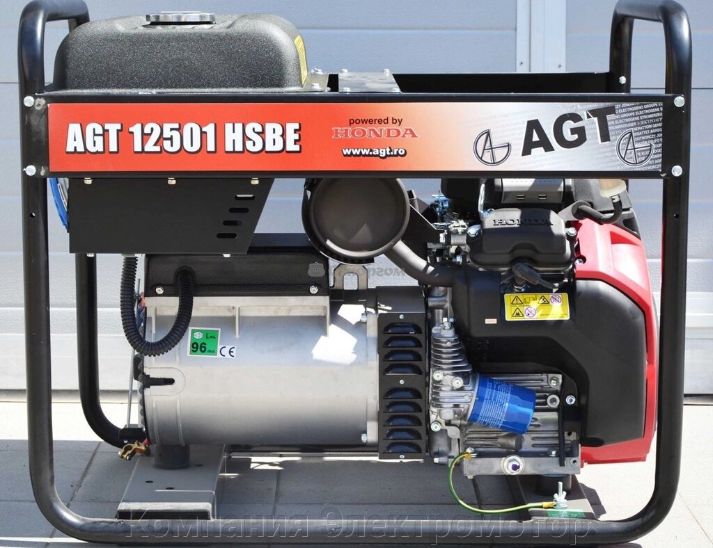 Бензиновий генератор AGT 12501 HSBE R16 від компанії Компанія Єлектромотор - фото 1