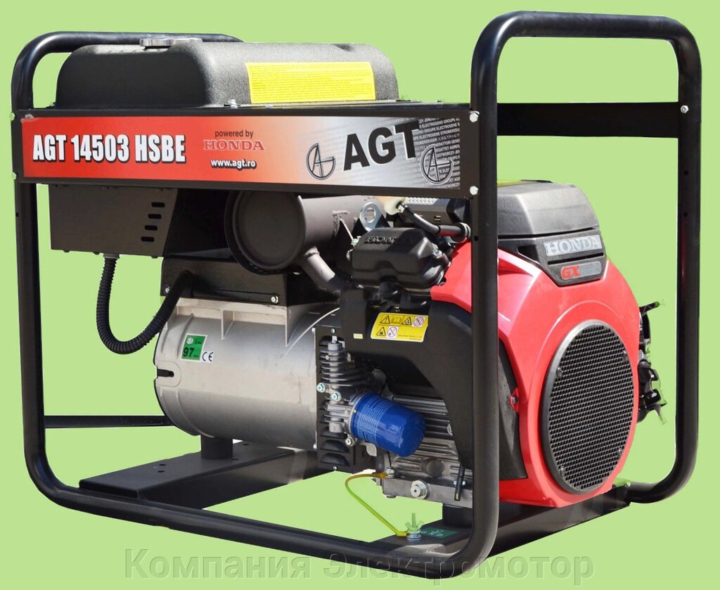 Бензиновий генератор AGT 14503 HSBE R16 від компанії Компанія Єлектромотор - фото 1