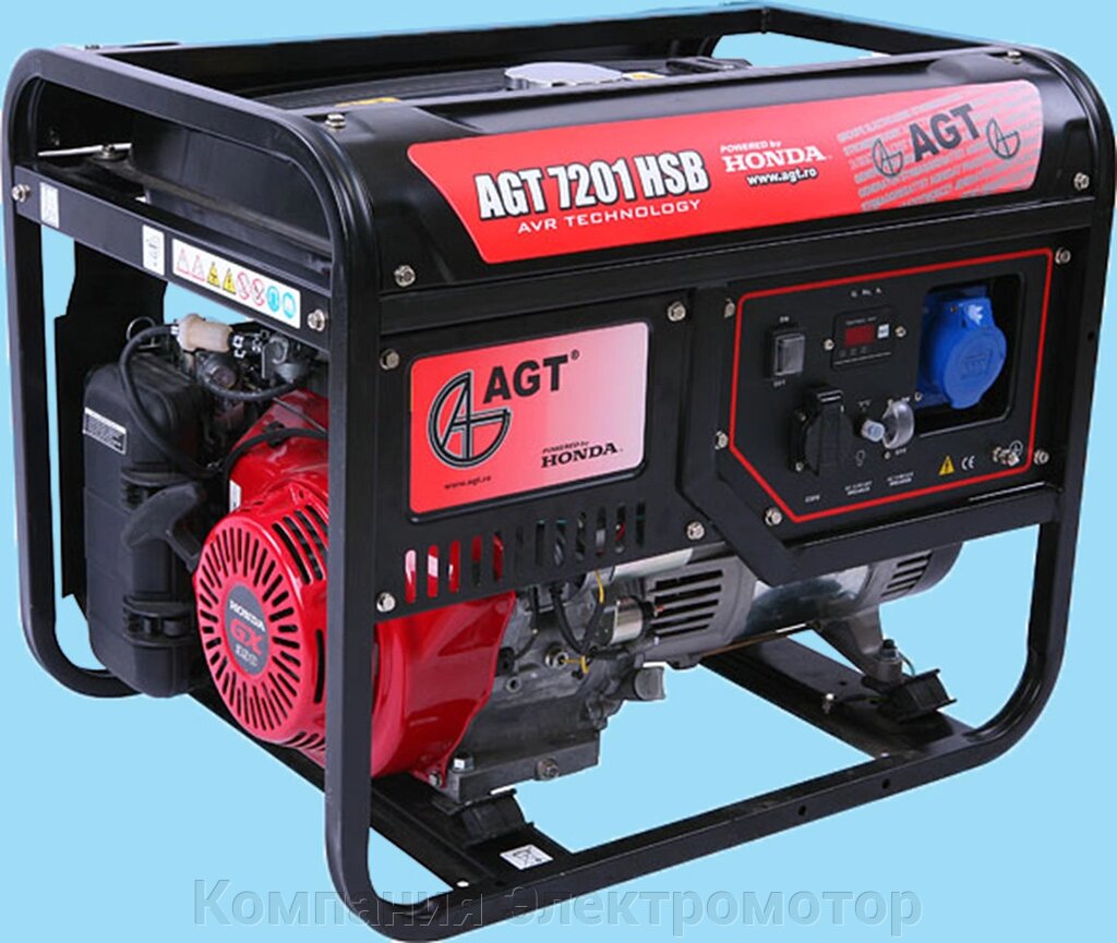 Бензиновий генератор AGT 7201 HSB TTL від компанії Компанія Єлектромотор - фото 1