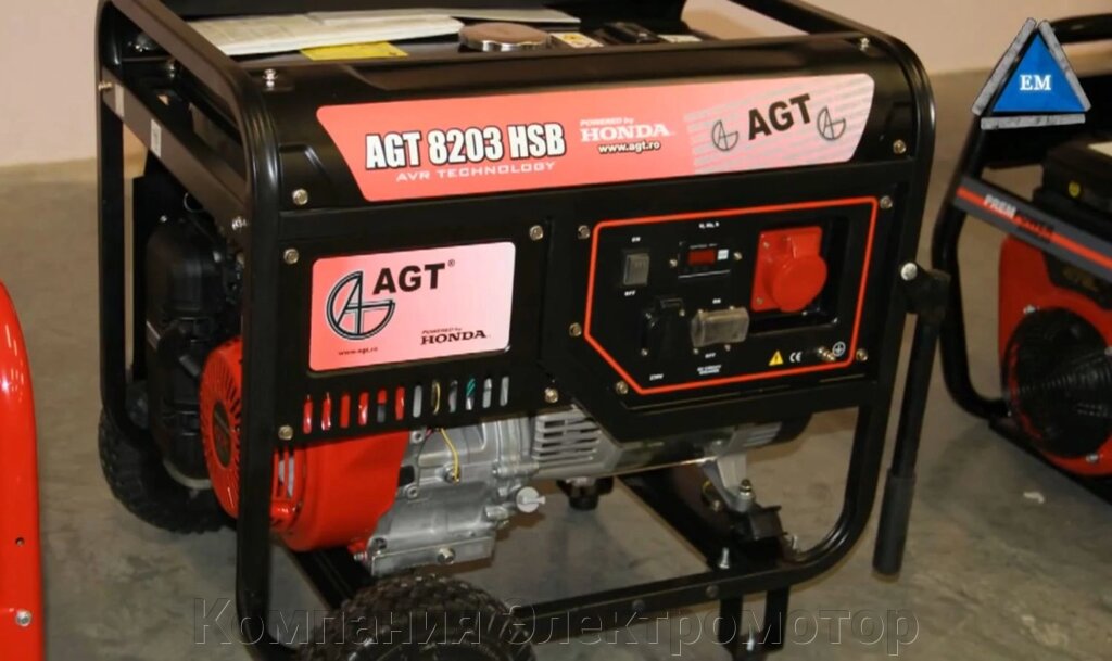 Бензиновий генератор AGT 8203 HSB TTL від компанії Компанія Єлектромотор - фото 1