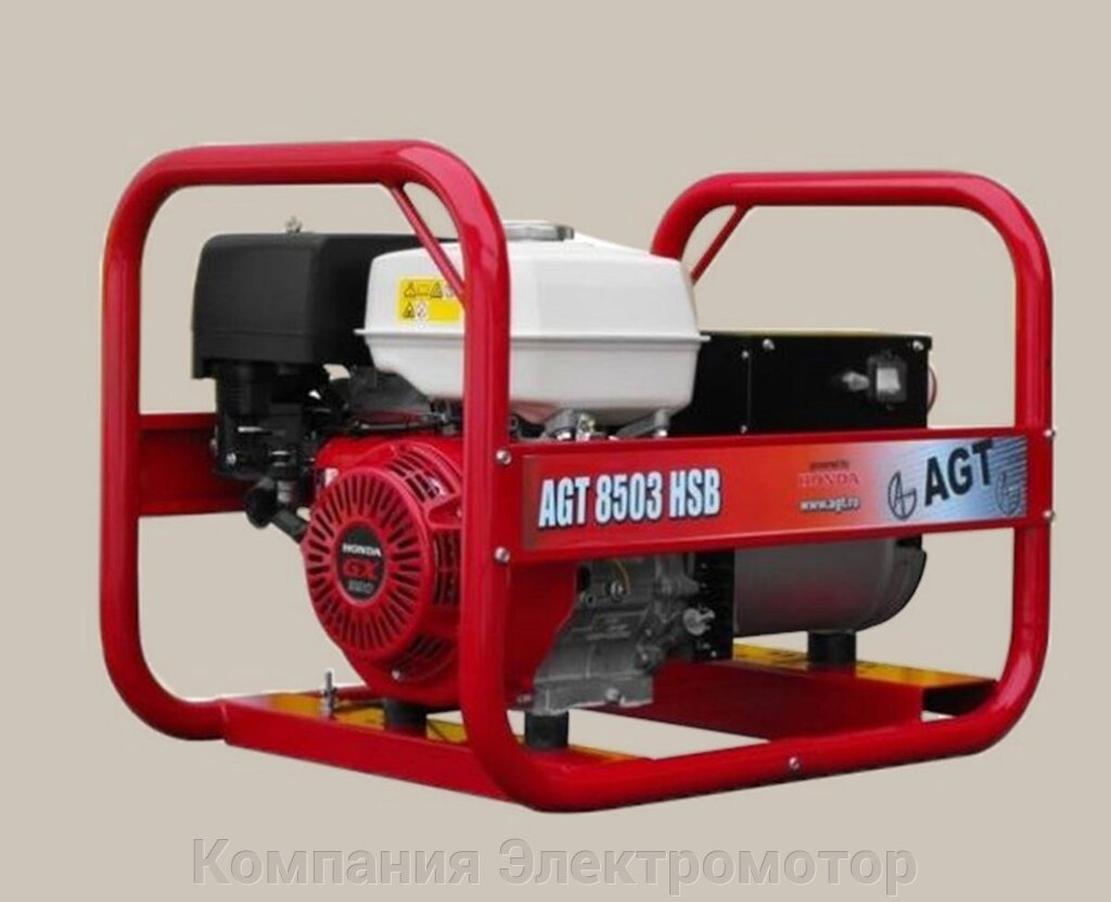Бензиновий генератор AGT 8503 HSB PL від компанії Компанія Єлектромотор - фото 1