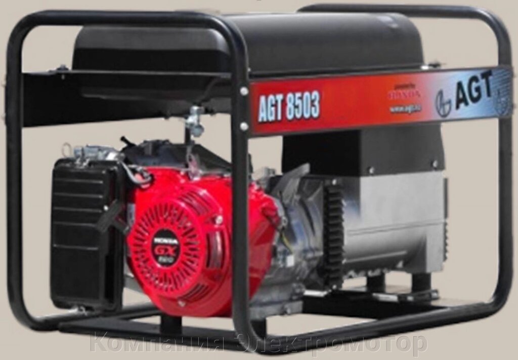 Бензиновий генератор AGT 8503 HX від компанії Компанія Єлектромотор - фото 1