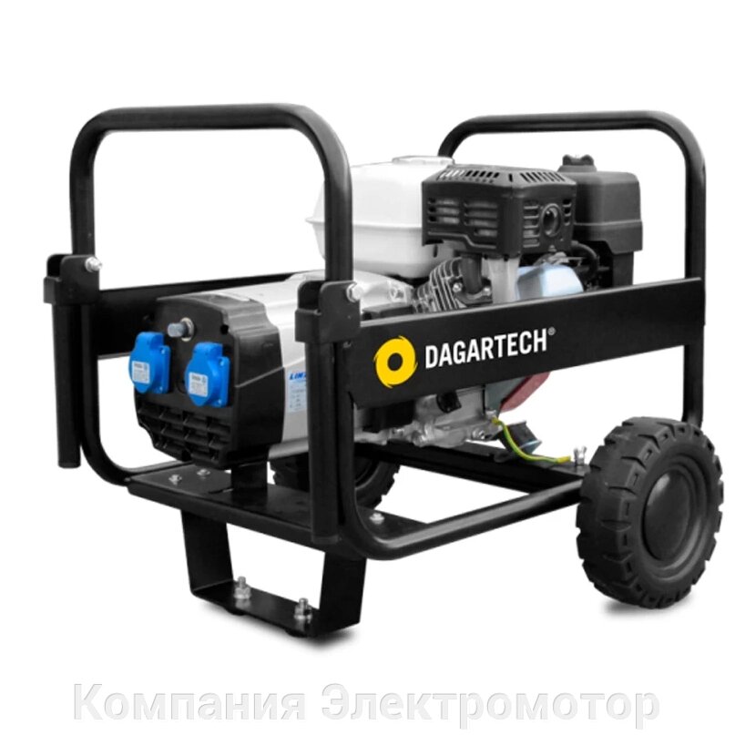 Бензиновий генератор Dagartech DGH 5000B з AVR і колесами від компанії Компанія Єлектромотор - фото 1
