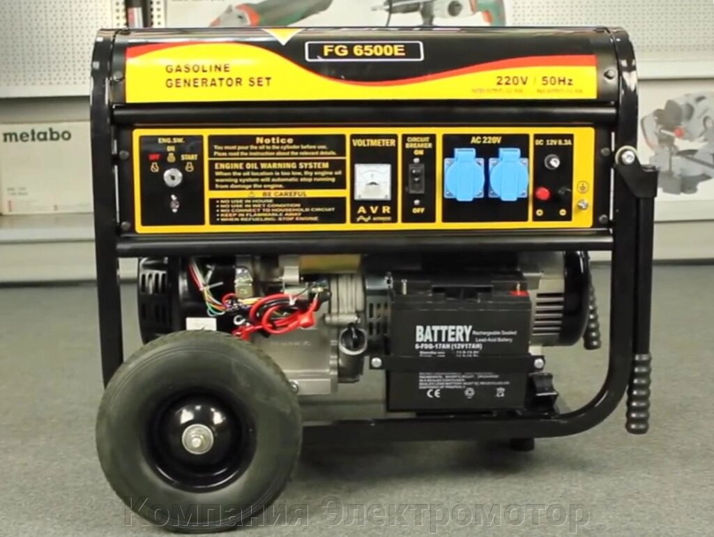 Бензиновий генератор Forte FG6500E від компанії Компанія Єлектромотор - фото 1
