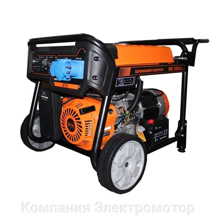 Бензиновий генератор GTM DK5500-L від компанії Компанія Єлектромотор - фото 1