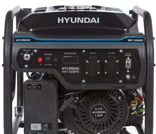 Бензиновий генератор Hyundai HHY 3050FE від компанії Компанія Єлектромотор - фото 1