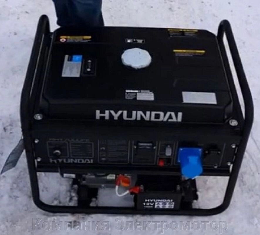 Бензиновий генератор Hyundai HHY 7000FE від компанії Компанія Єлектромотор - фото 1