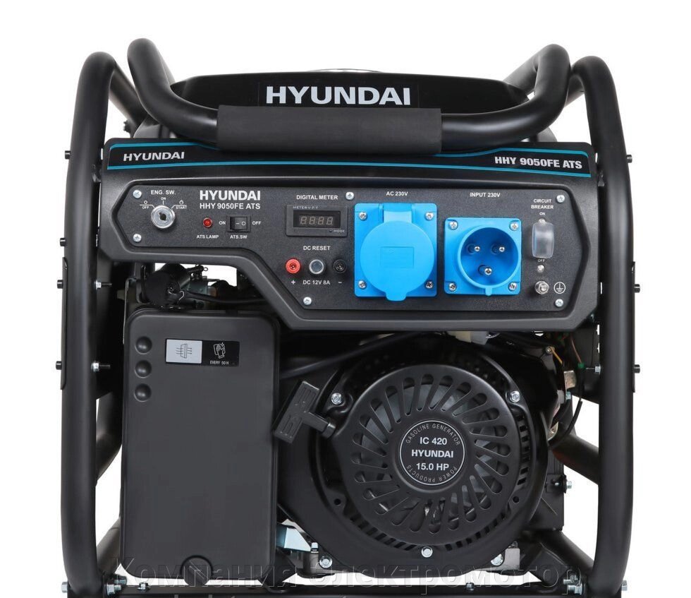 Бензиновий генератор Hyundai HHY 9050FE-T від компанії Компанія Єлектромотор - фото 1