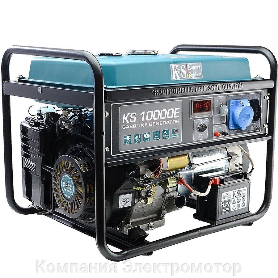Бензиновий генератор Konner & Sohnen KS 10000E від компанії Компанія Єлектромотор - фото 1