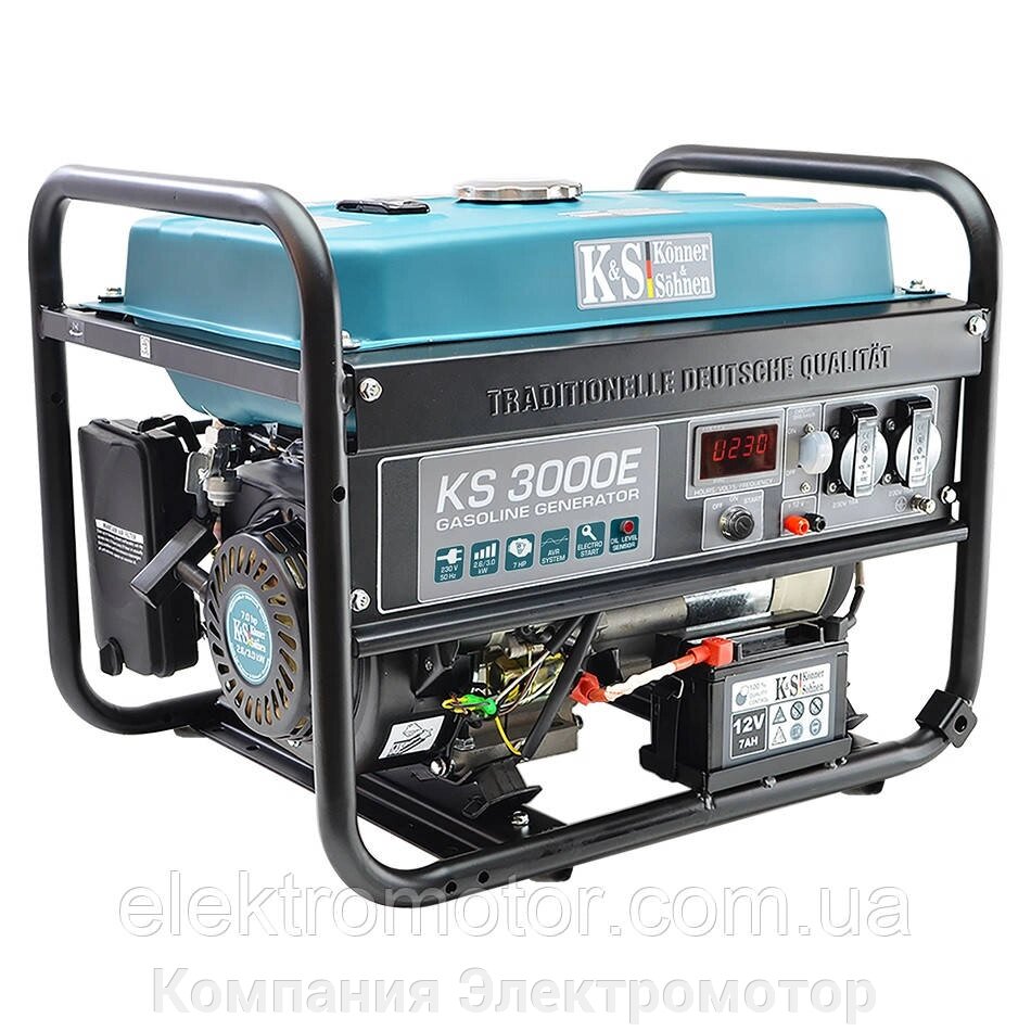 Бензиновий генератор Konner&Sohnen KS 3000E (000000003) від компанії Компанія Єлектромотор - фото 1