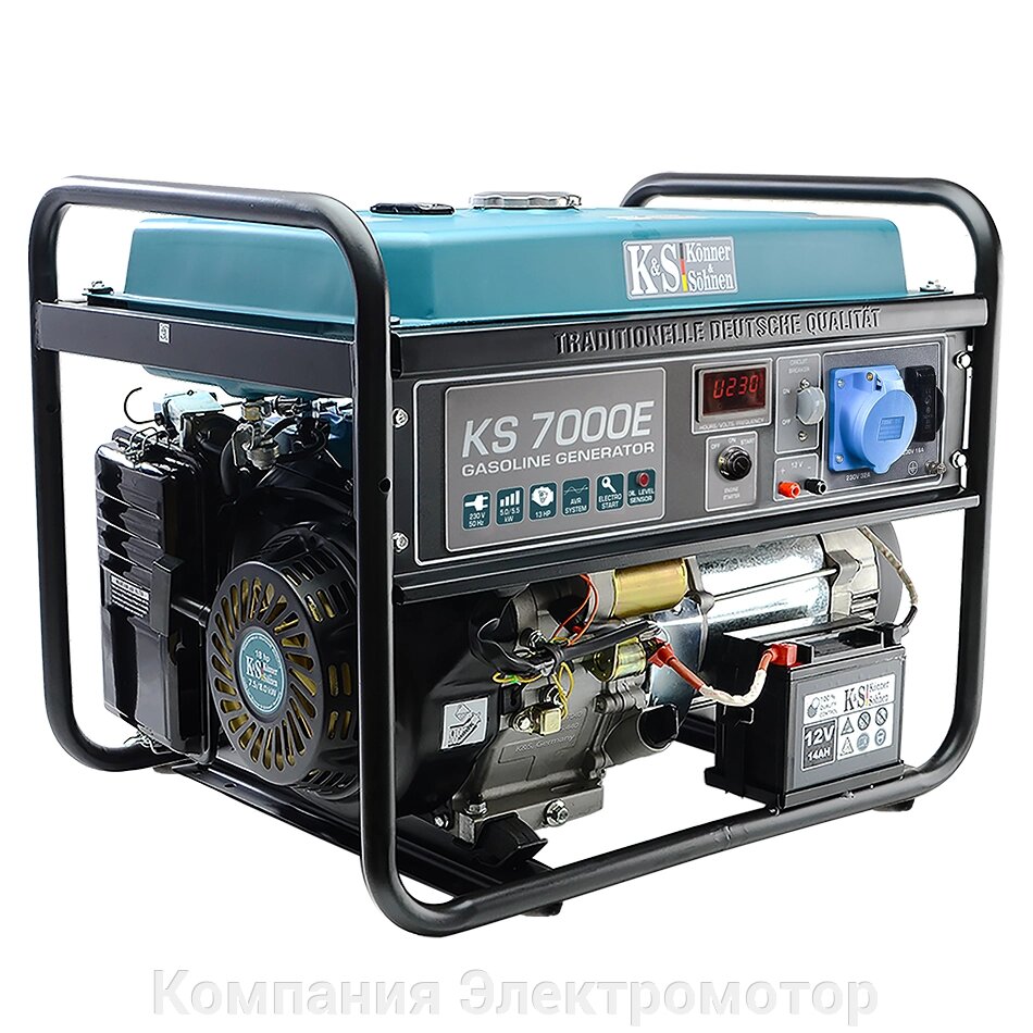 Бензиновий генератор Konner & Sohnen KS 7000E від компанії Компанія Єлектромотор - фото 1