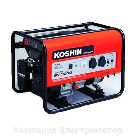 Бензиновий генератор Koshin GV-3000-BAC від компанії Компанія Єлектромотор - фото 1