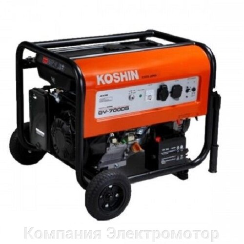 Бензиновий генератор Koshin GV-7000S-BAC від компанії Компанія Єлектромотор - фото 1