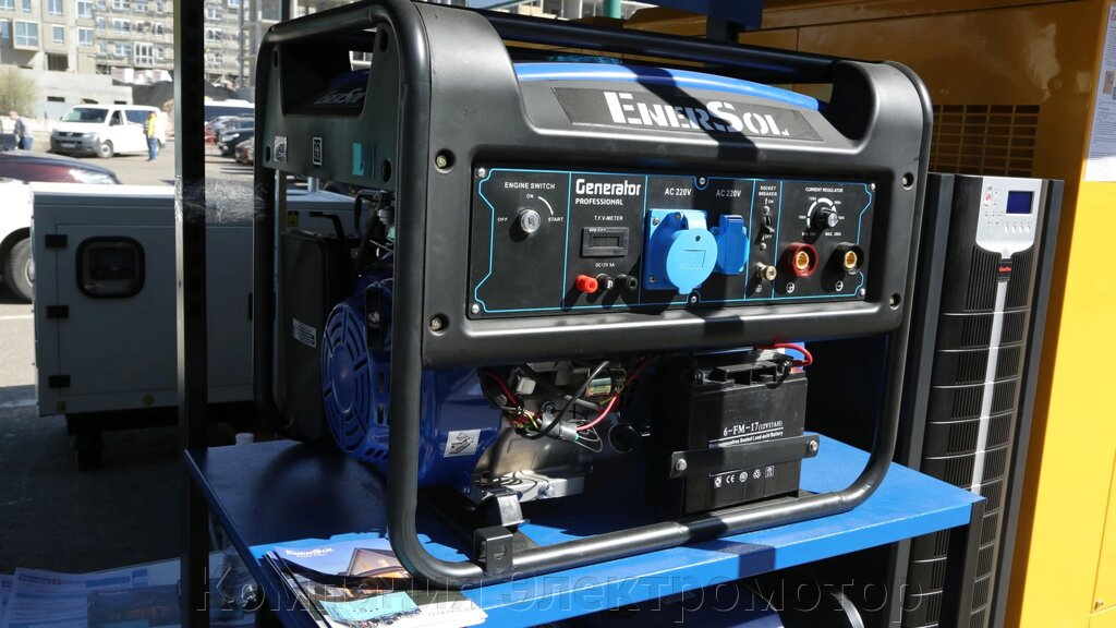 Бензиновий зварювальний генератор EnerSol SWG-7E від компанії Компанія Єлектромотор - фото 1