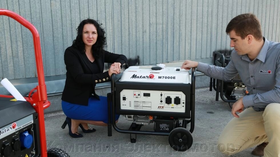 Бензиновый генератор Matari M7000E від компанії Компанія Єлектромотор - фото 1