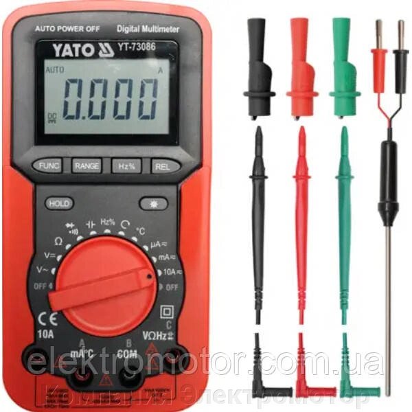Цифровий мультиметр YATO YT-73086 від компанії Компанія Єлектромотор - фото 1