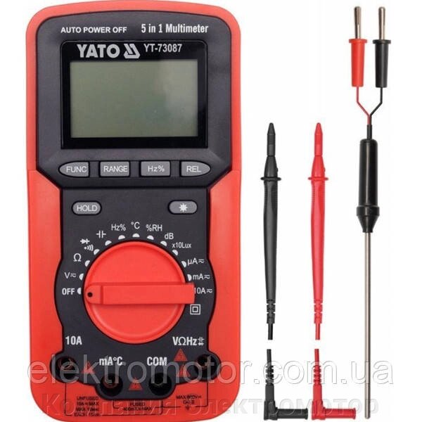 Цифровий мультиметр YATO YT-73087 від компанії Компанія Єлектромотор - фото 1