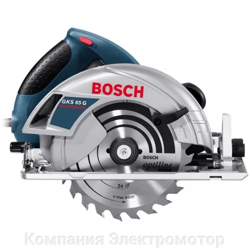 Циркулярная пила Bosch GKS 65 G Professional від компанії Компанія Єлектромотор - фото 1