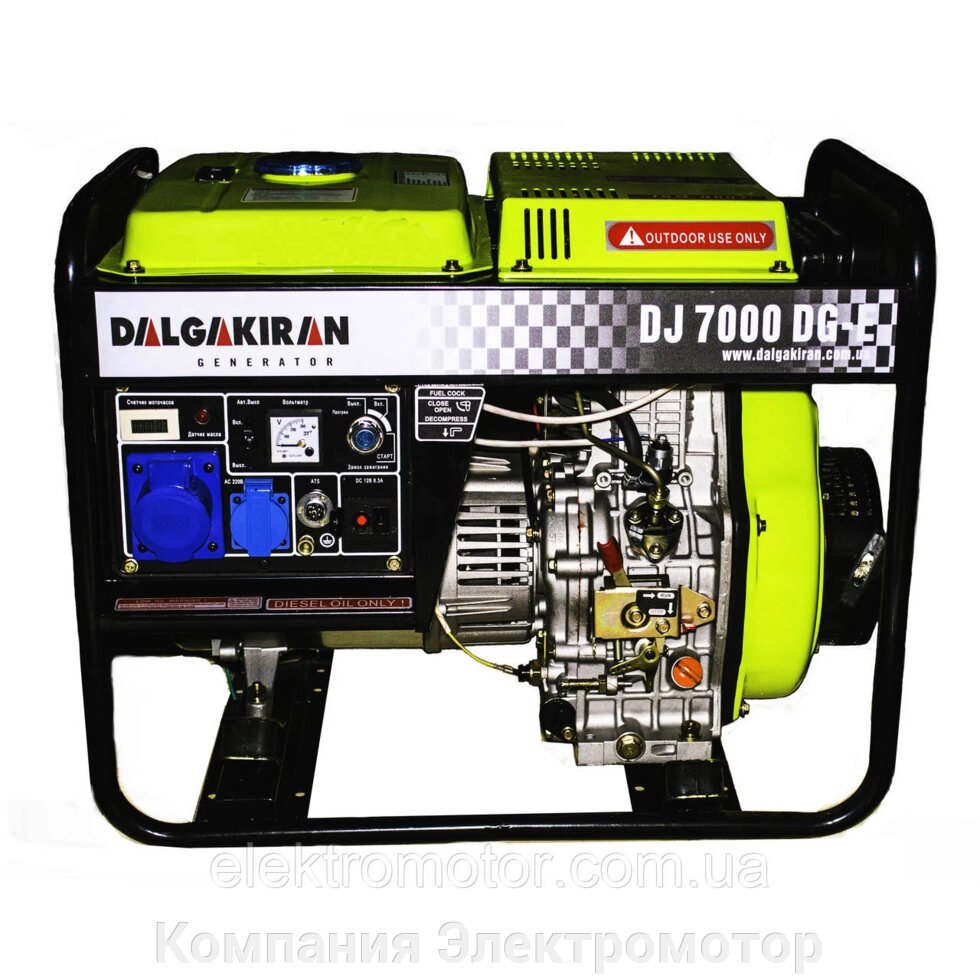 Dalgakiran RD-J-LDE7500E Дизельний генератор від компанії Компанія Єлектромотор - фото 1