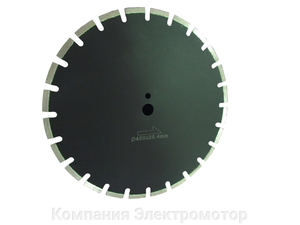 Диск алмазний Vulkan ZY-AS400 400*25,4 мм асфальт (ZY-AS400) від компанії Компанія Єлектромотор - фото 1