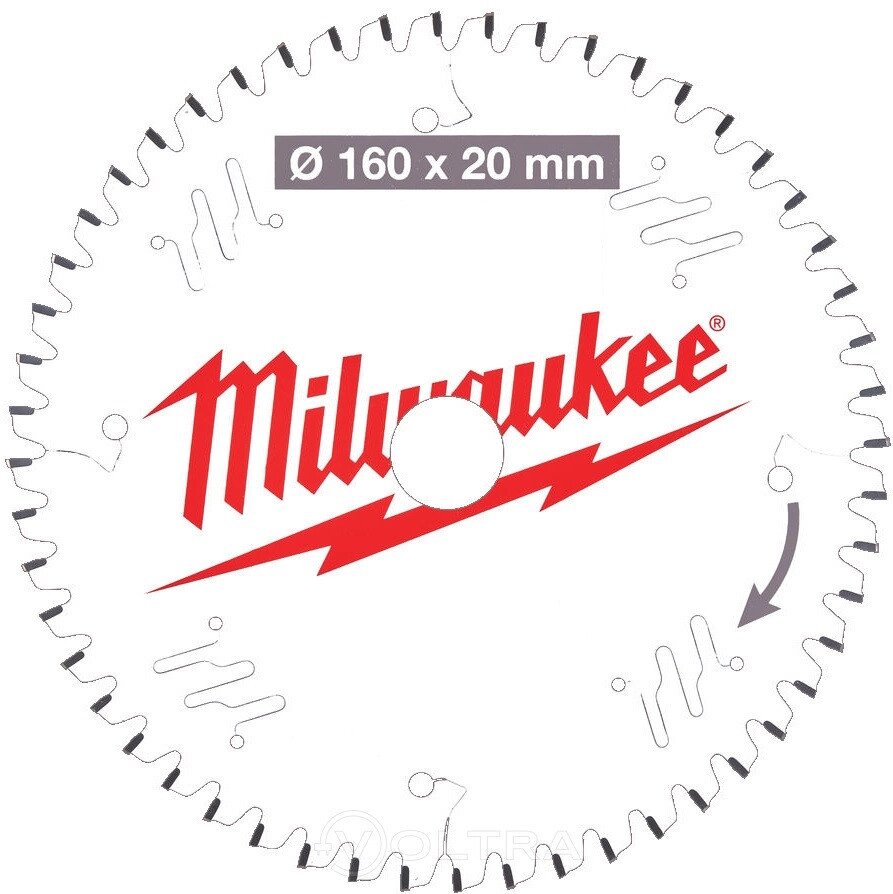 Диск пиляльний Milwaukee 160х20х2,2 мм 42 зуба (4932471292) від компанії Компанія Єлектромотор - фото 1