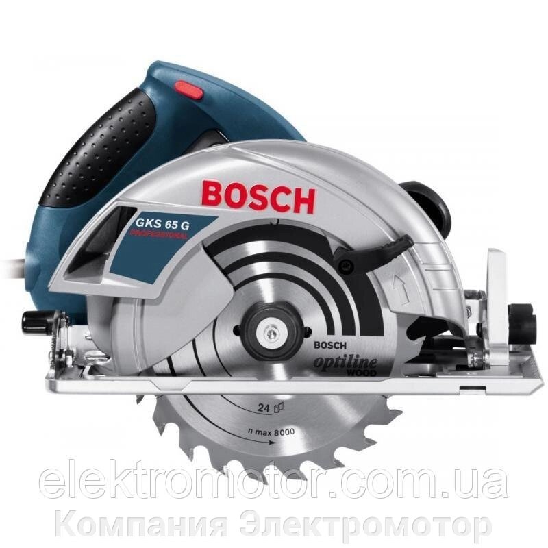 Дискова пила Bosch GKS 65 GCE від компанії Компанія Єлектромотор - фото 1