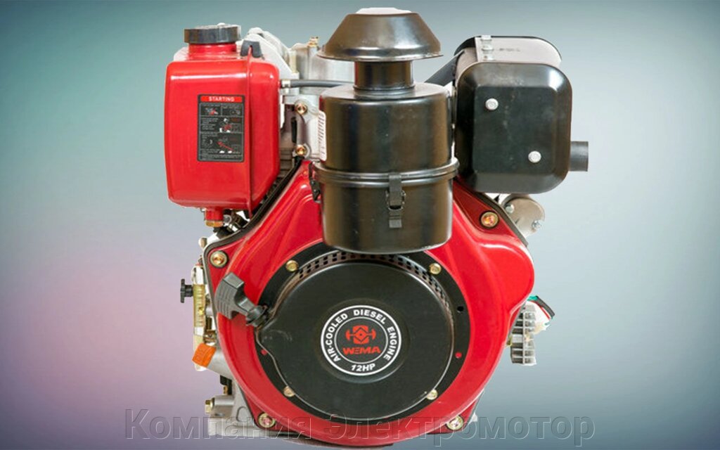 Дизельний двигун Weima WM188FBE (вал шпонка) від компанії Компанія Єлектромотор - фото 1