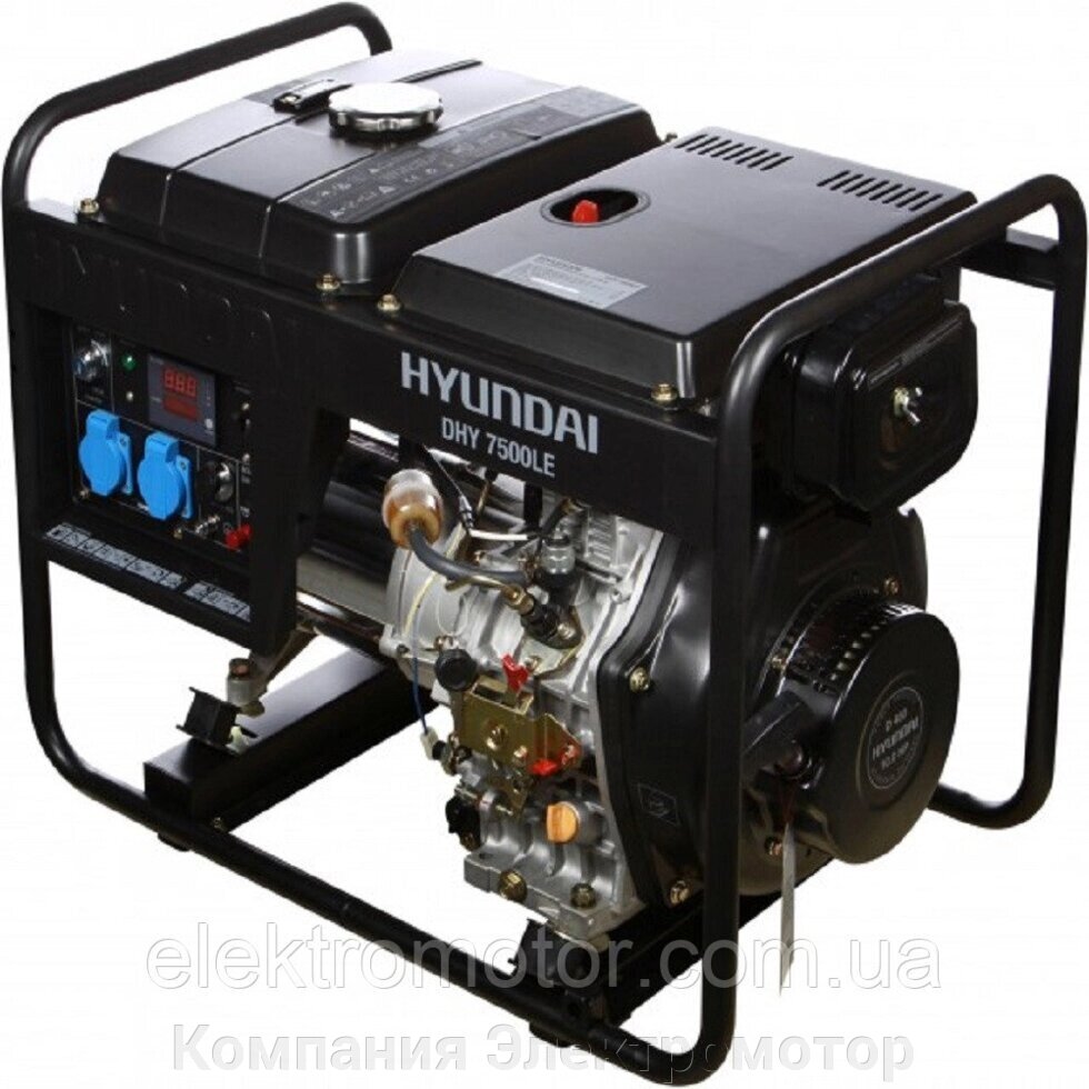 Дизельний генератор Hyundai DHY 7500LE від компанії Компанія Єлектромотор - фото 1
