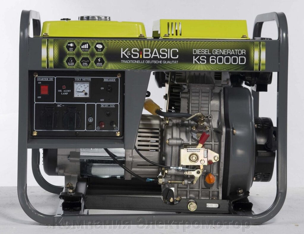Дизельний генератор Konner & Sohnen KS Basic 6000D від компанії Компанія Єлектромотор - фото 1