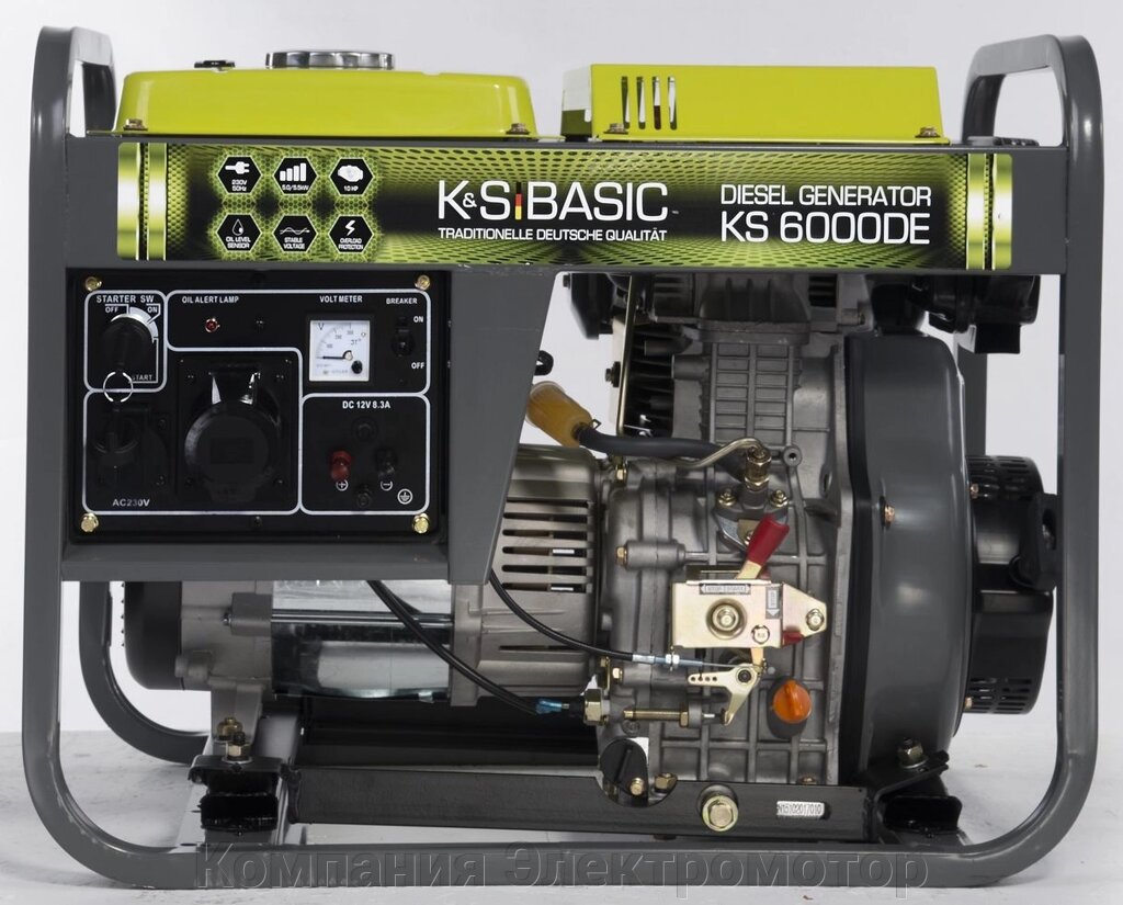 Дизельний генератор Konner & Sohnen KS Basic 6000DE від компанії Компанія Єлектромотор - фото 1