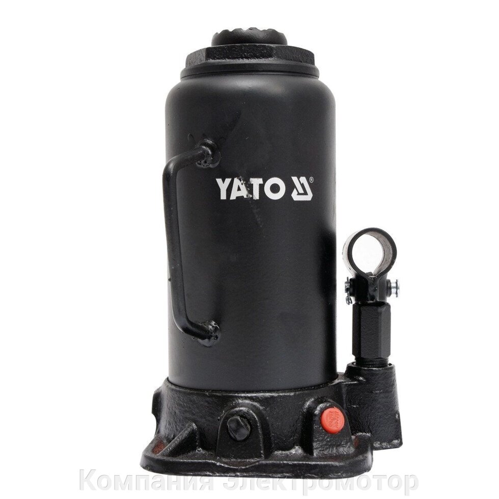 Домкрат гідравлічний пляшковий Yato YT-1706 15 т від компанії Компанія Єлектромотор - фото 1