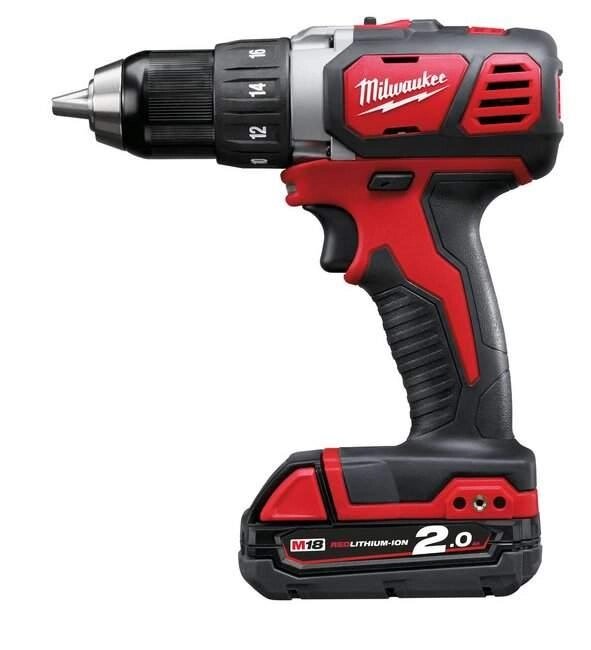 Дриль-шуруповерт Milwaukee M18 BDD-202C Lі-Іоп від компанії Компанія Єлектромотор - фото 1