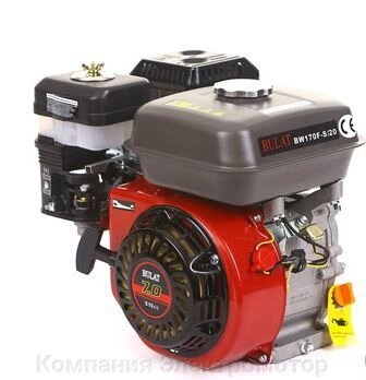 Двигун бензиновий BULAT BW170F-Q від компанії Компанія Єлектромотор - фото 1