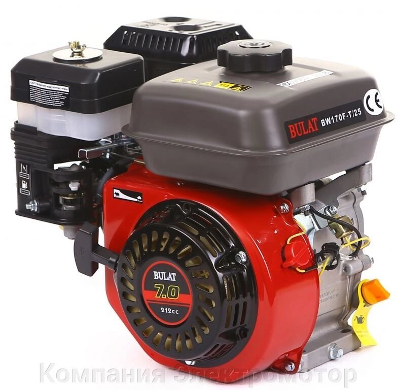 Двигун бензиновий BULAT BW170F-T25 від компанії Компанія Єлектромотор - фото 1