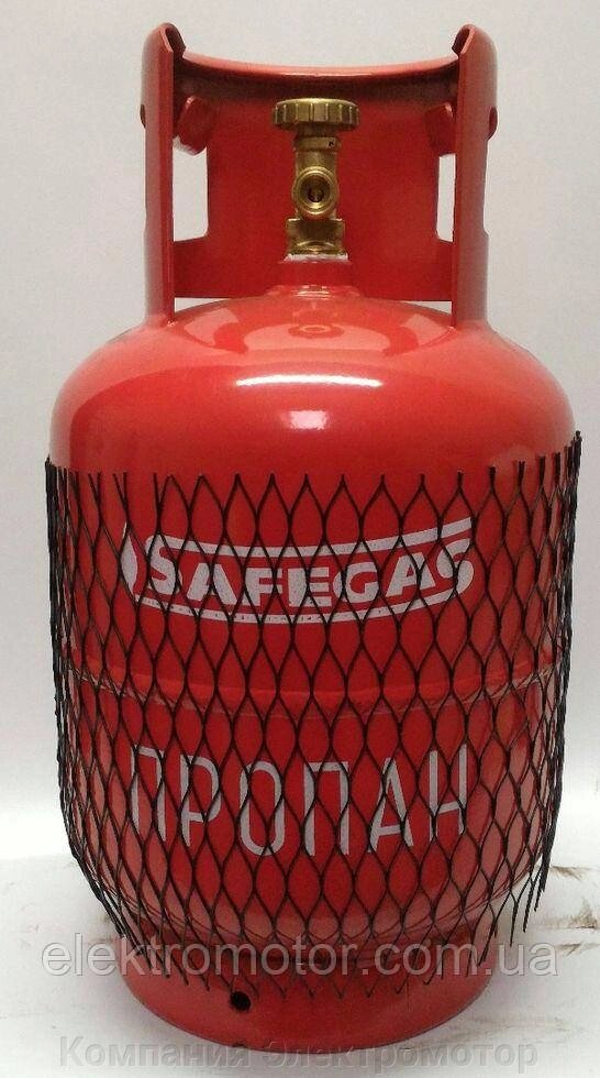 Газовий балон метал Safegas 12л від компанії Компанія Єлектромотор - фото 1