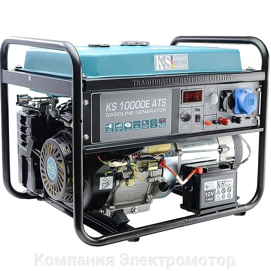 Генератор бензиновий Konner & Sohnen KS 10000E ATS від компанії Компанія Єлектромотор - фото 1