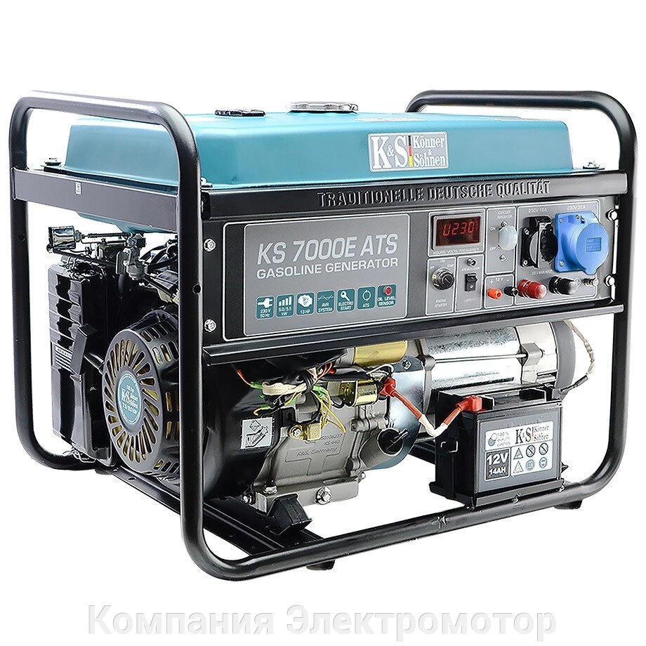 Генератор бензиновий Konner & Sohnen KS 7000E ATS від компанії Компанія Єлектромотор - фото 1