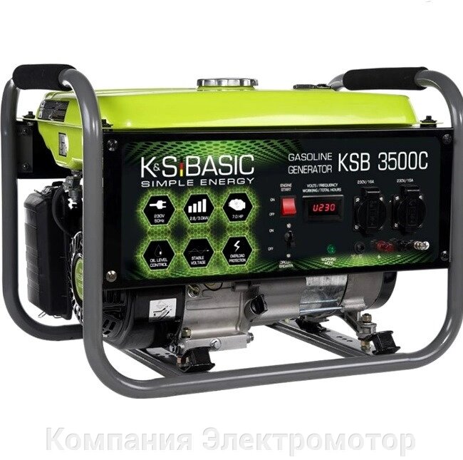 Генератор бензину K&S BASIC KSB 3500C від компанії Компанія Єлектромотор - фото 1