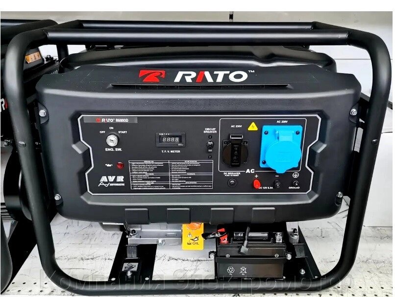 Генератор бензину RATO R6000D від компанії Компанія Єлектромотор - фото 1
