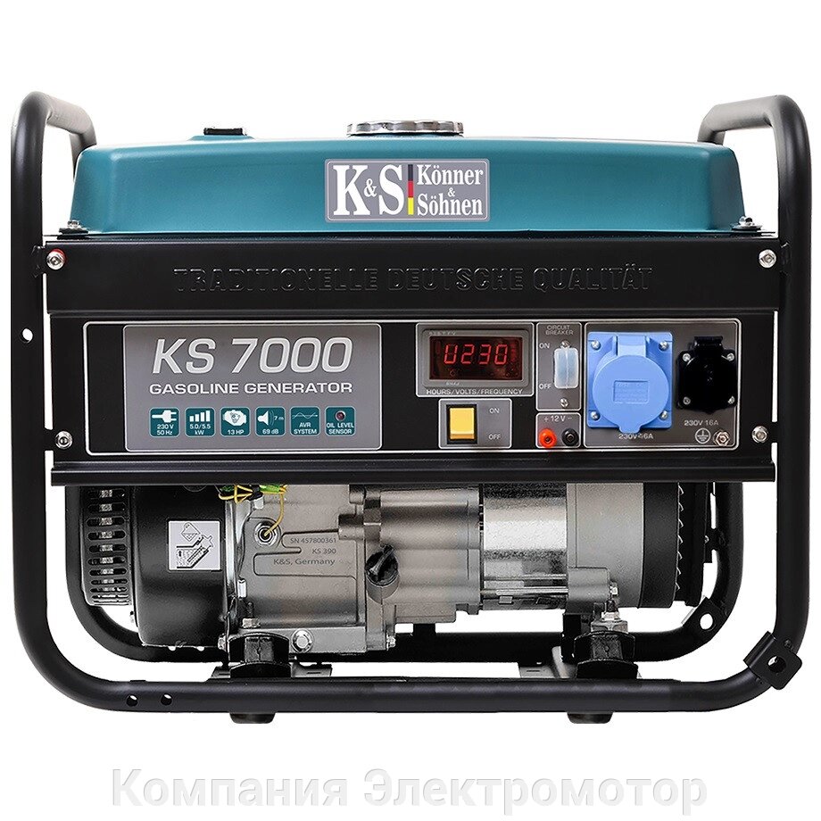 Генератор Konner & Sohnen KS 7000 від компанії Компанія Єлектромотор - фото 1
