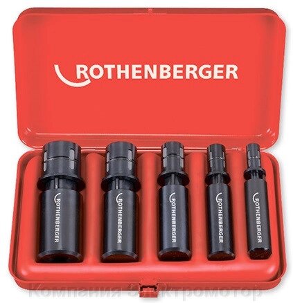 Комплект зажимного инструмента Rothenberger НІППЕЛЬМАКС для 1/2-3/4-1.1/4-1.1/2" (5_6056) від компанії Компанія Єлектромотор - фото 1