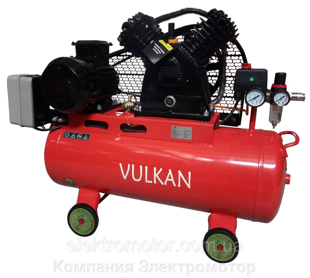 Компресор повітряний Vulkan IBL 2070E-380-50 пасової 2.2 кВт від компанії Компанія Єлектромотор - фото 1