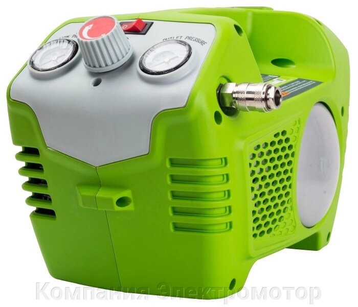 Компресор повітряного акумулятора Greenworks G40AC без батареї та ZH (4100802) від компанії Компанія Єлектромотор - фото 1