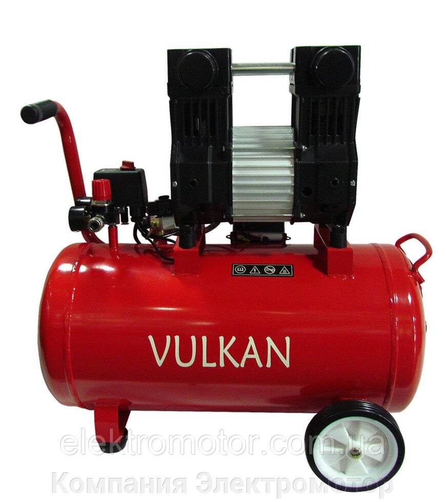 Компресор Vulkan IBL50LOS безмасляний, 1.6 кВт, 50 л від компанії Компанія Єлектромотор - фото 1
