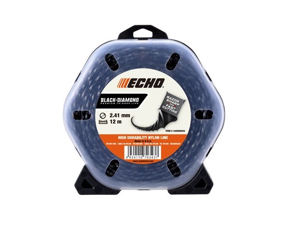 Косильна Струна ECHO Black Diamond 2,4 мм 12 м (340095004) від компанії Компанія Єлектромотор - фото 1